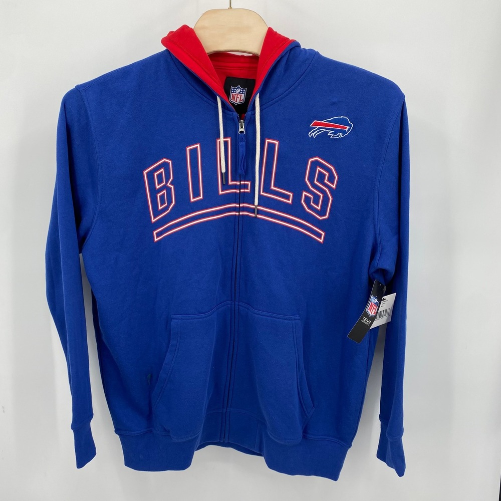 NWT Apparel NFL‎ Buffalo Bills Men's XXL Hoodie Blue Sweatshirt Team Hooded